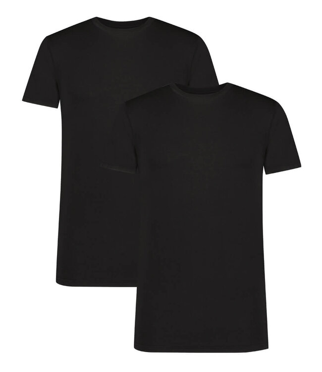 Men's Knitted T-Shirt with Round Neck - Ray - 2-Pack