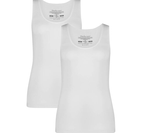 Bamboo Basics Women's Knitted Singlet - Alice - 2-Pack