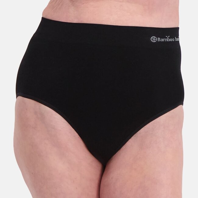 Women's Knitted High Slip - Amy - Seamless - 2-Pack - Black