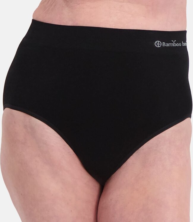 Women's Knitted High Slip - Amy - Seamless - 2-Pack - Black