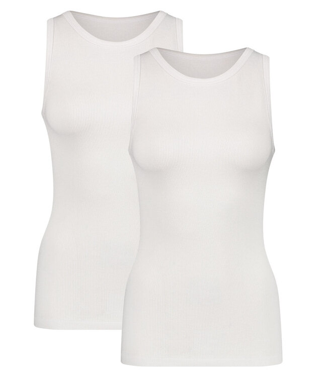 Women's Seamless Rib Tank Top - River - 2-Pack