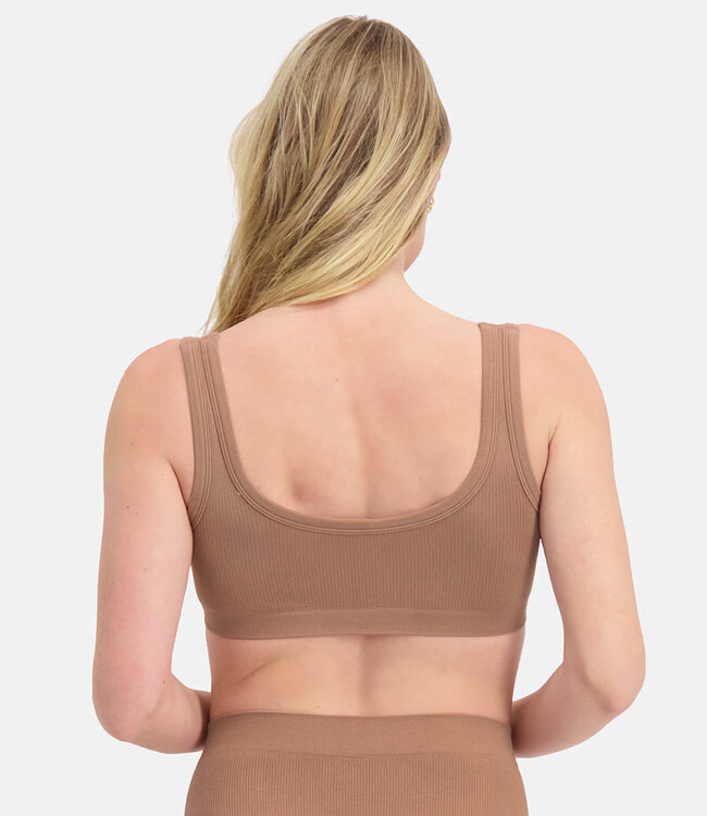 Women's Seamless Rib Bra - Ruby - 2-Pack