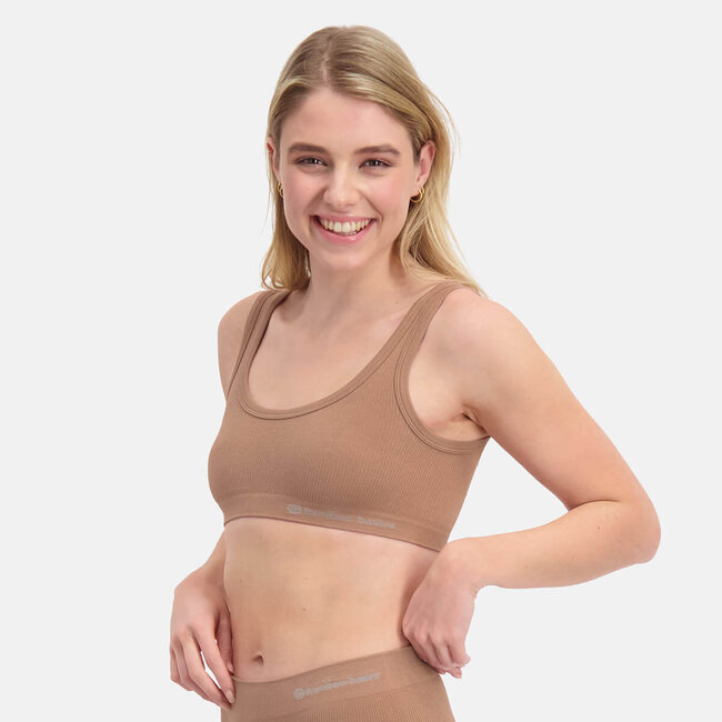 Women's Seamless Rib Bra - Ruby - 2-Pack