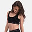 Bamboo Basics Nahtloser Rippen-BH für Damen - Ruby - 2er-Pack
