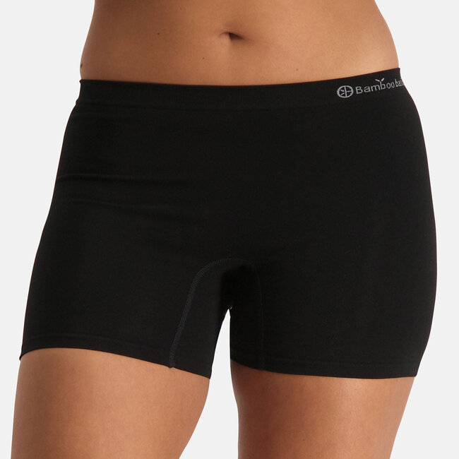 Women's Seamless Boxer Shorts - Selena - 2-Pack - Black