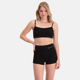 Bamboo Basics Women's Boxer Shorts - Stella - 2-Pack - Black