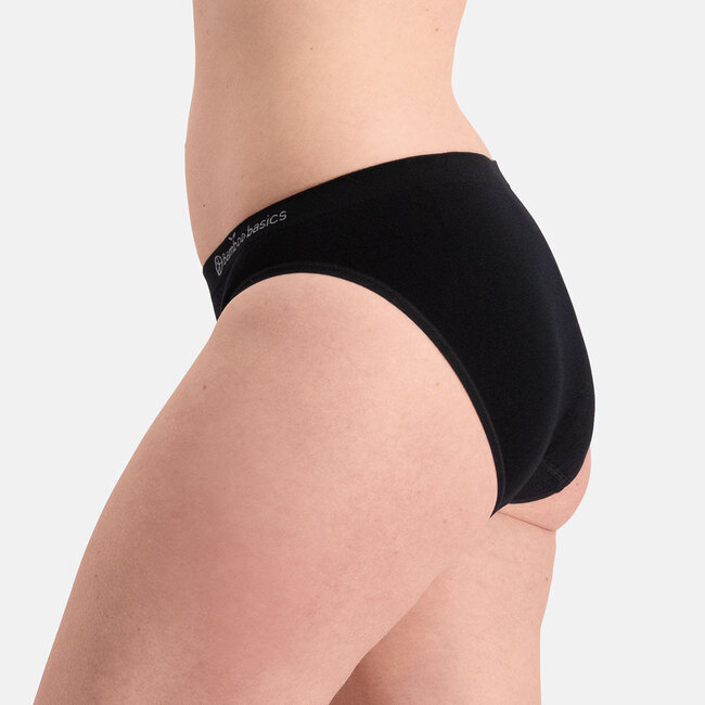 Women's Seamless Waist Briefs - Tess - 3-Pack - Black