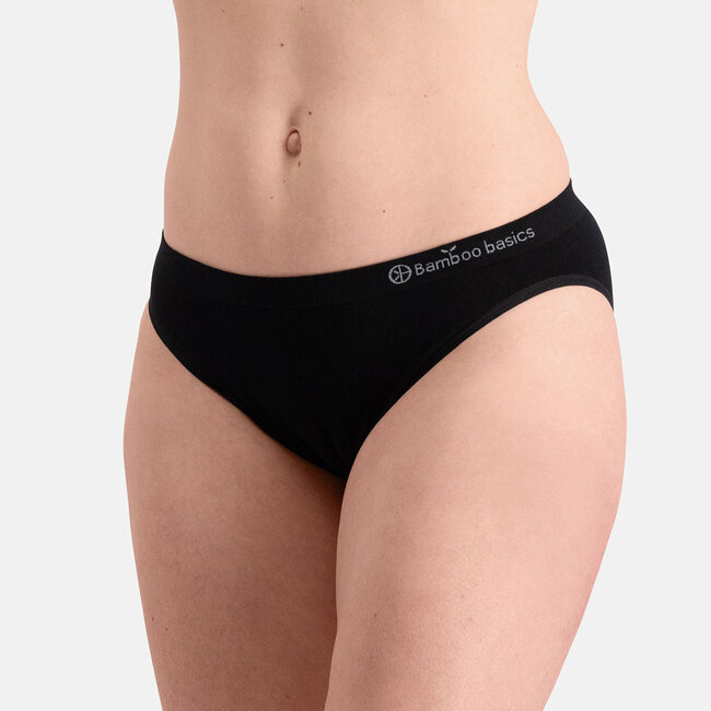 Women's Seamless Waist Briefs - Tess - 3-Pack - Black