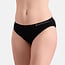 Bamboo Basics Women's Seamless Waist Briefs - Tess - 3-Pack - Black