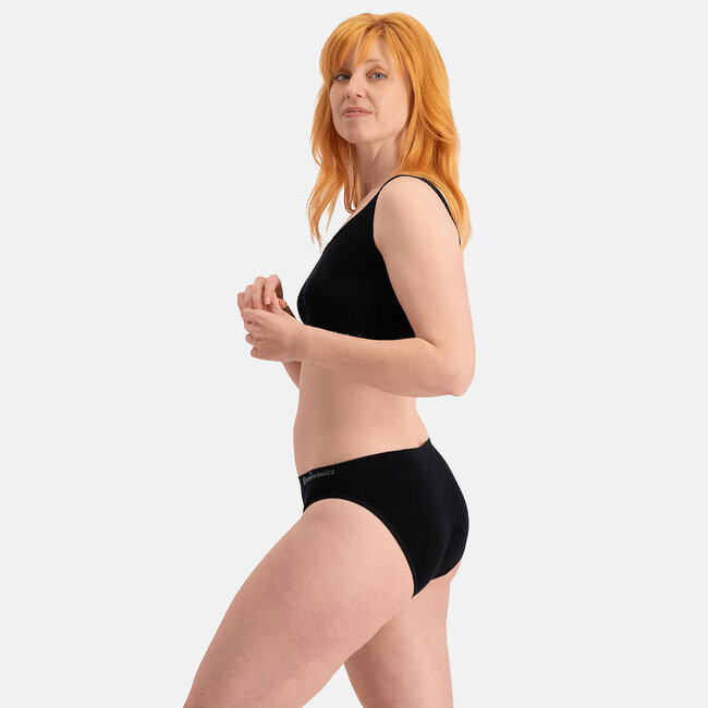 Women's Seamless Waist Briefs - Tess - 3-Pack - Black