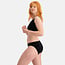 Bamboo Basics Women's Seamless Waist Briefs - Tess - 3-Pack - Black