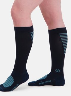 Bamboo Basics Chaussettes de compression unisexes – Max – 1 paquet