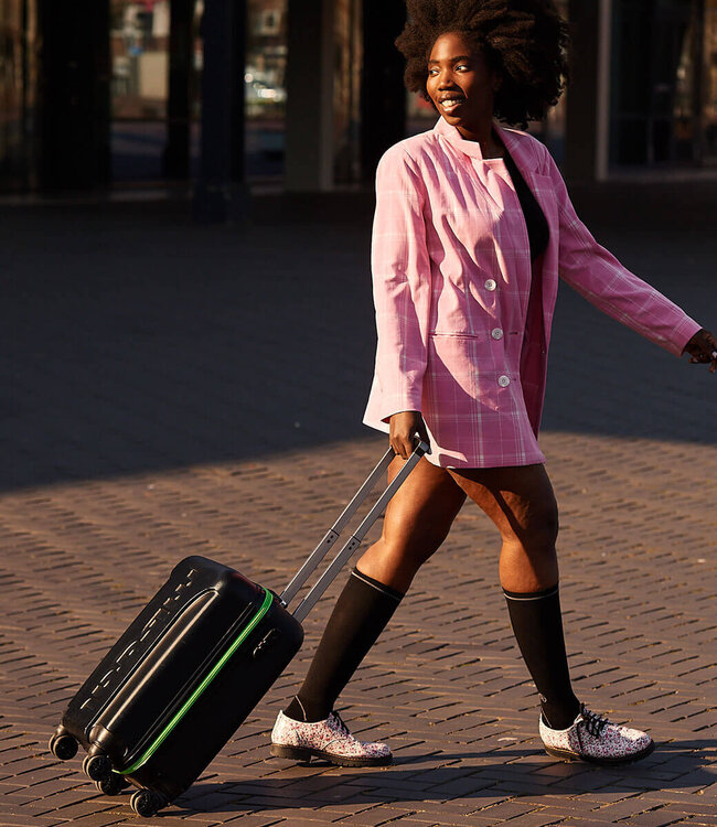 Unisex Reiscompressiesokken - Quinn - Zwart