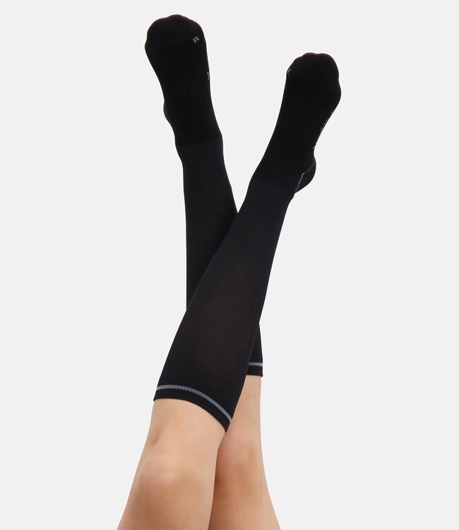 Unisex Reiscompressiesokken - Quinn - Zwart