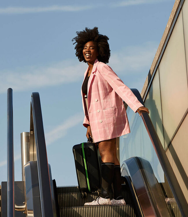 Unisex Reiscompressiesokken - Quinn - Zwart