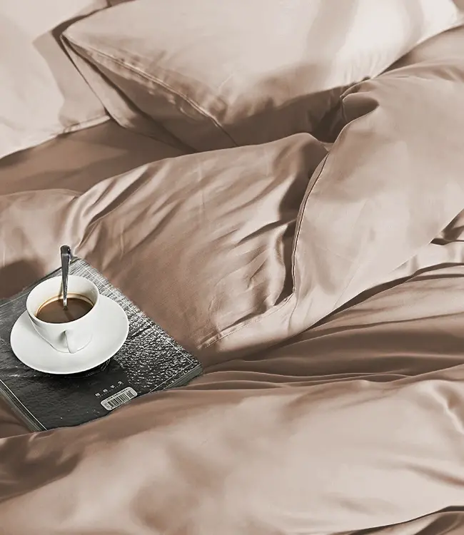 Luxury Bamboo Duvet Cover - Brown