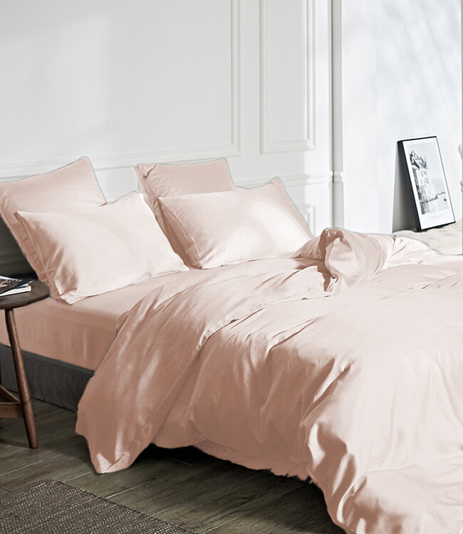 Luxe Bamboe Dekbedovertrek - Roze
