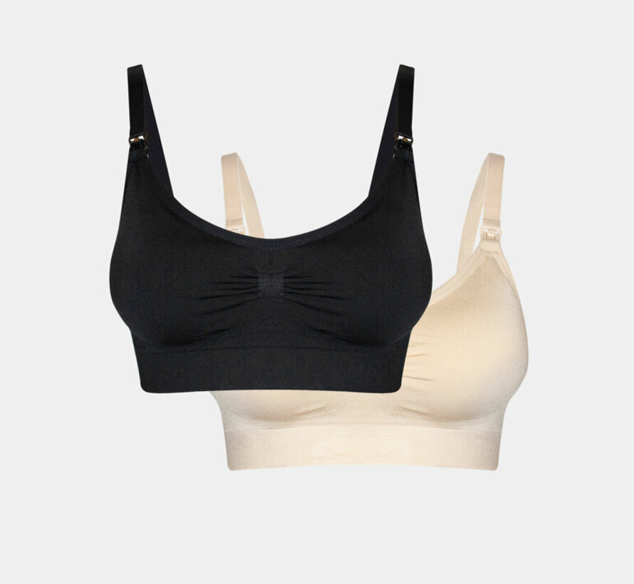 Soutien-gorge d'allaitement - Sans couture - Paquet de 2