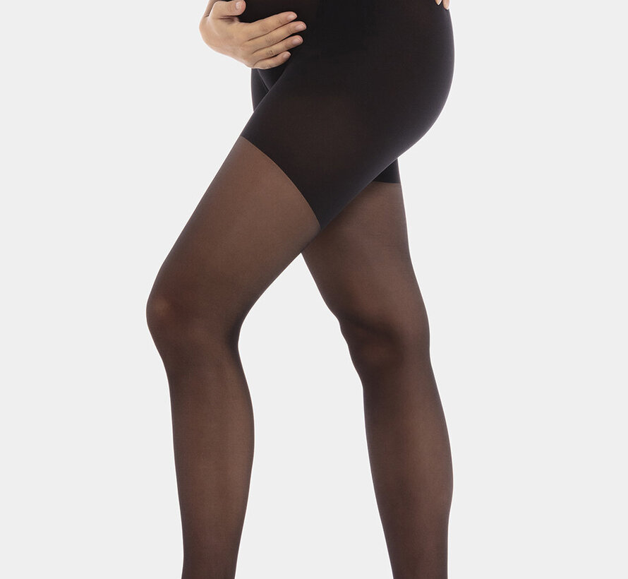 Collants de grossesse - Sans couture - Noir