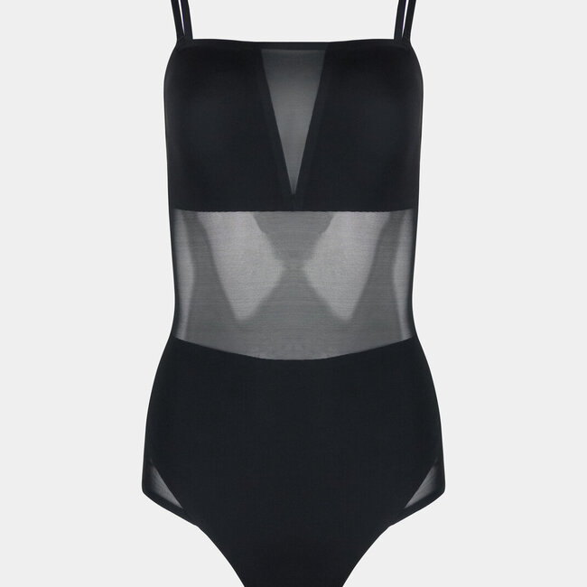 Bodysuit - Naadloos - Zwart