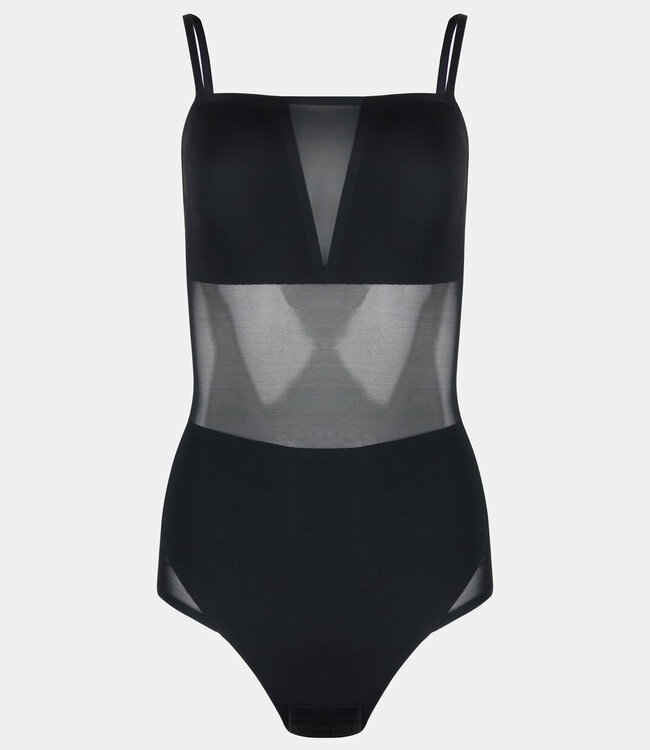 Bodysuit - Naadloos - Zwart