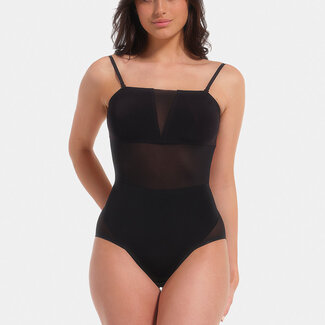 Bodysuit - Naadloos - Zwart