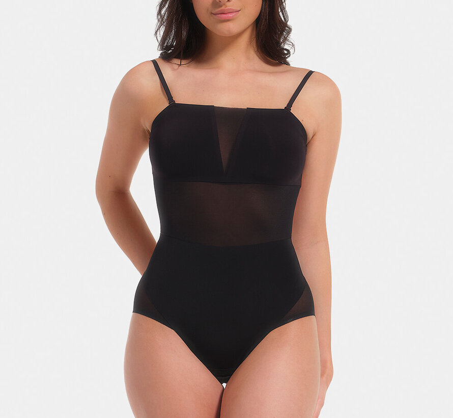 Bodysuit - Naadloos - Zwart