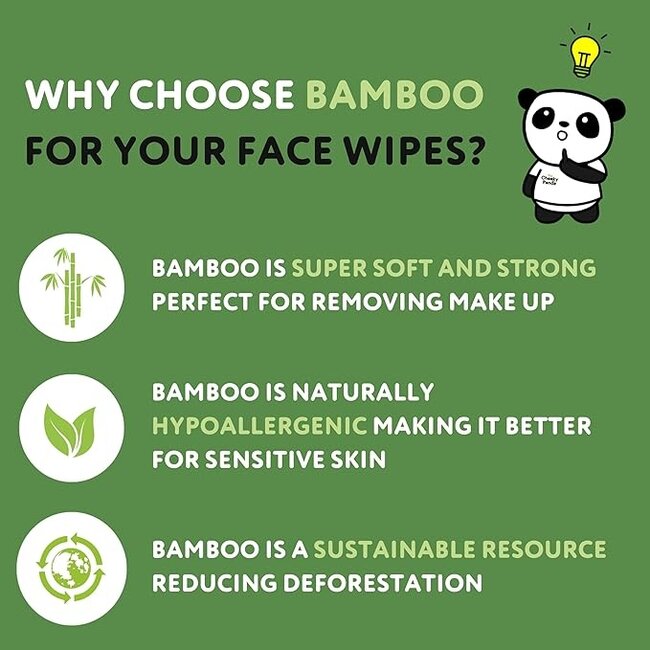 Moist Facial Wipes - 6 Pack - 99% Purified Water - Cheeky Panda