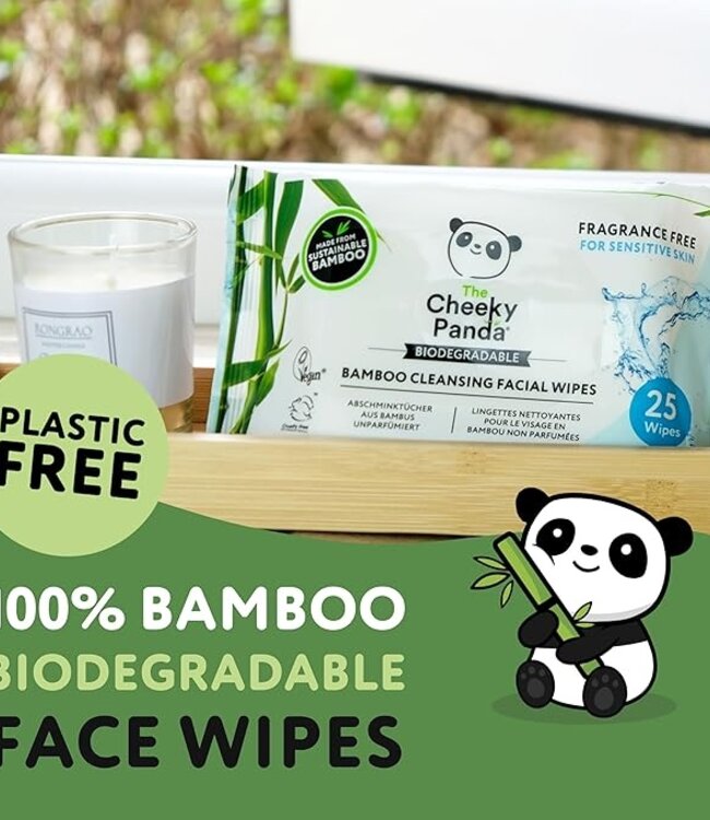Moist Facial Wipes - 6 Pack - 99% Purified Water - Cheeky Panda