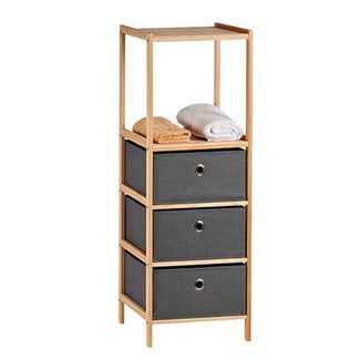 Storage cabinet with 2 Shelves and 3 Drawers