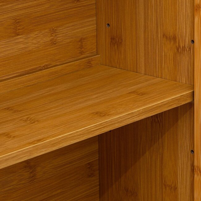 Hanging Bathroom Cabinet with eyelets - Cicela - Bamboo