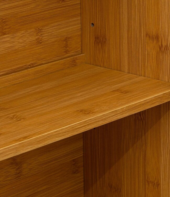 Hanging Bathroom Cabinet with eyelets - Cicela - Bamboo