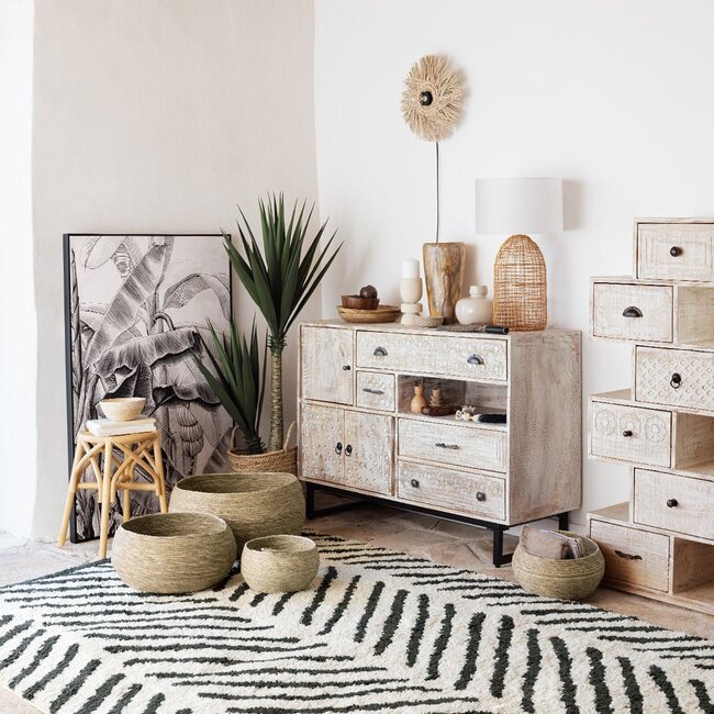 Rotan Kruk - H.45 cm - Naturel