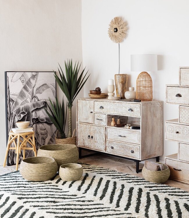 Rotan Kruk - H.45 cm - Naturel