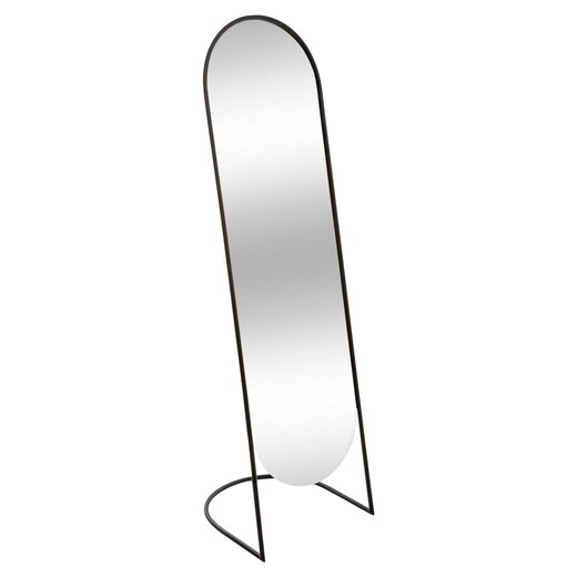Atmosphera Staande Spiegel – H.140 cm – Zwart