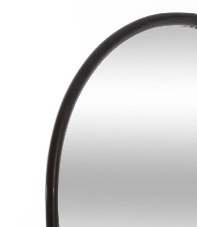 Moderne Staande Spiegel - H.140 cm - Zwart