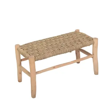 HYDILE Large Side Table - Woven Palm Leaf - Natural