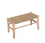 Large Side Table - Woven Palm Leaf - Natural