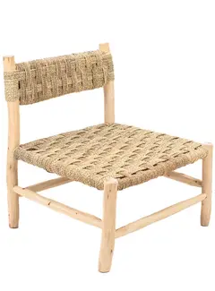 HYDILE Armchair - H.75cm - Wood - Natural