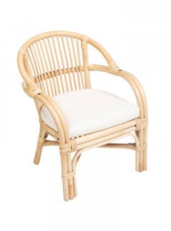 HYDILE Children's armchair with cushion - H.54cm - Natural