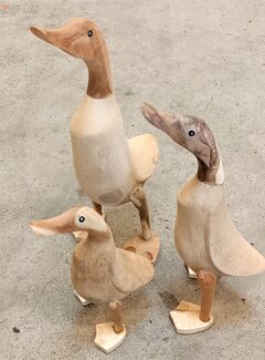 Handmade Duck Figurines - Decoration - Bamboo