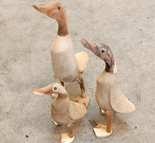 Handmade Duck Figurines - Decoration - Bamboo