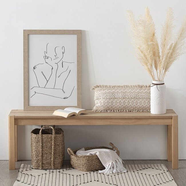 Bench for 2 to 3 persons - Natural