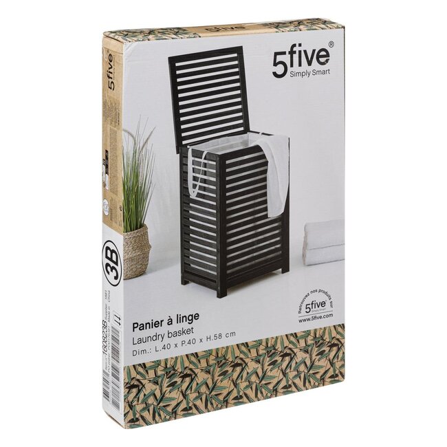 Laundry Basket - 65L - Black