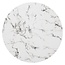 Round Dining Table - Ø 120cm - White with Gold
