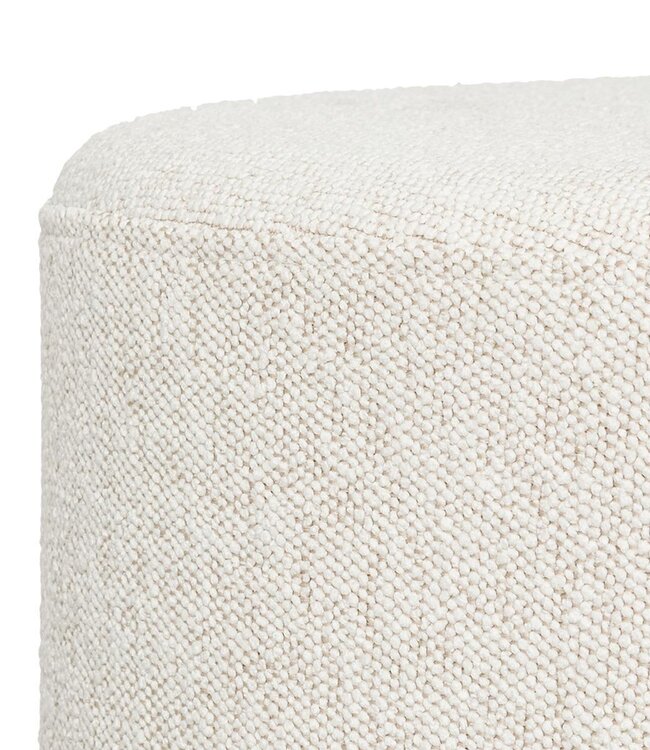 Knitted Pouf - H.38cm - Ivory