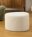 Atmosphera Knitted Pouf - H.38cm - Ivory