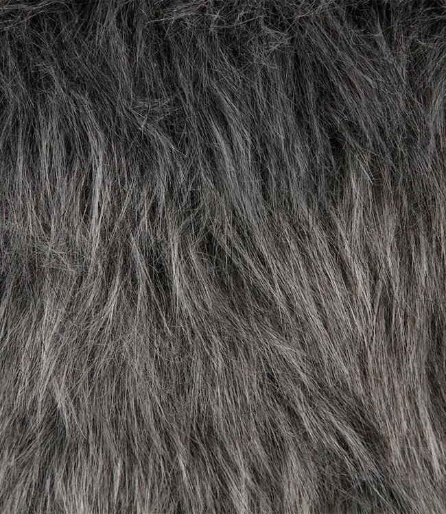 Bijzet/Zitkrukje - H.42cm - Wit/Naturel