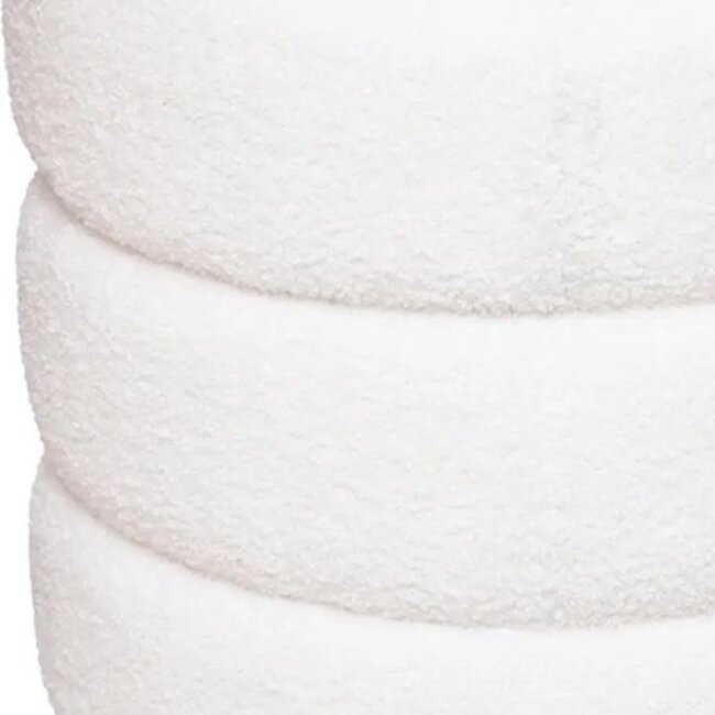 Stylish Round Pouf - H.40cm