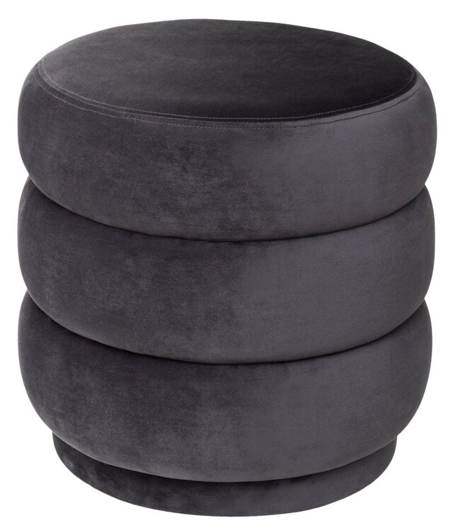 Stylish Round Pouf - H.40cm